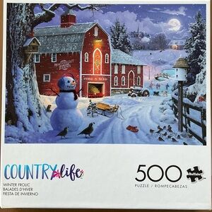 Buffalo Games “Winter Frolic” 500 piece puzzle